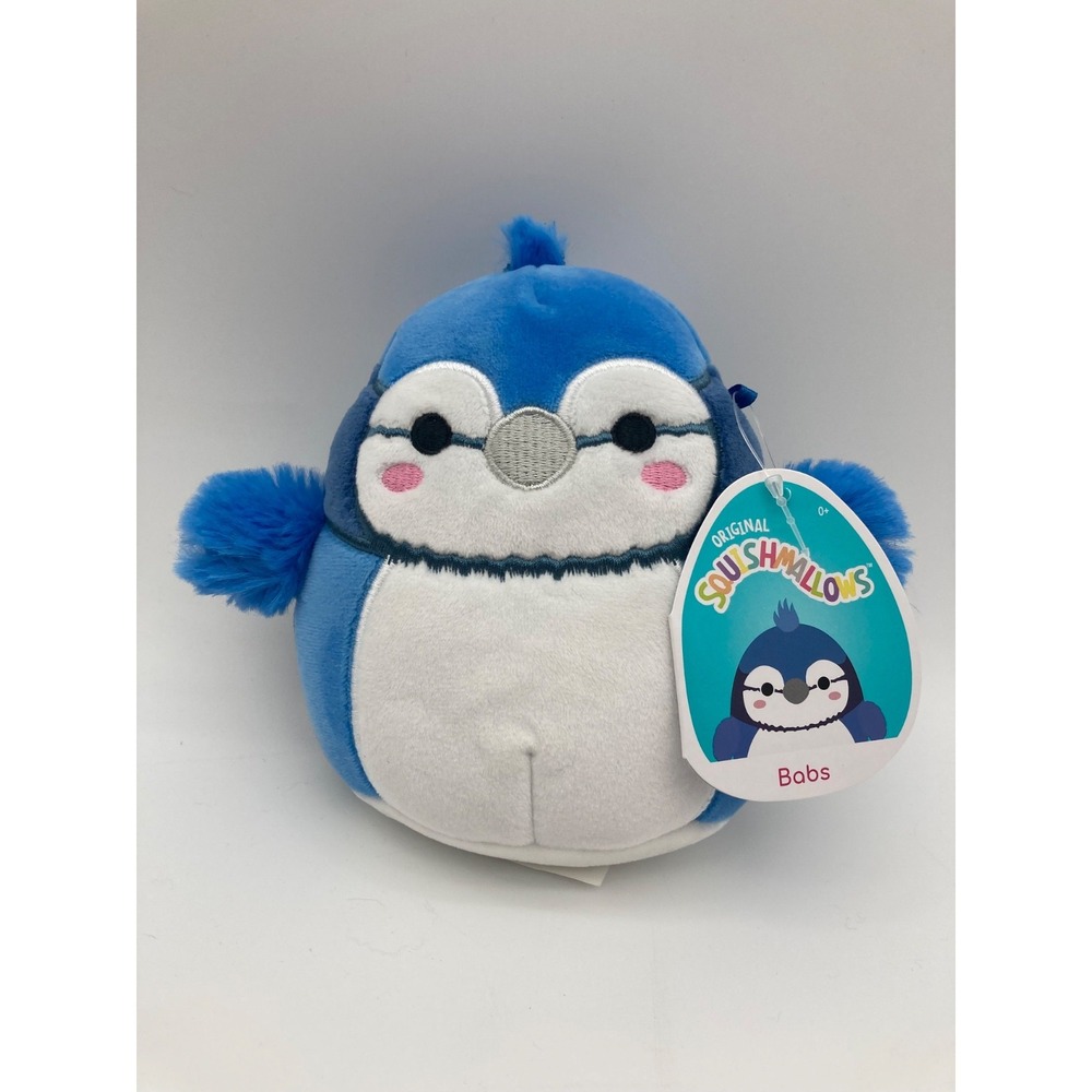 Squishmallows Babs the Blue Jay 5 Inch Plush Kellytoy NWT